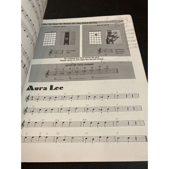 Ronny Lee Step By Method V1 Guitar Course Learn Yourself Book Text‎ How To Play - Picture 4 of 5